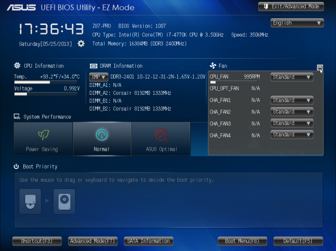 Asus z87 настройка bios